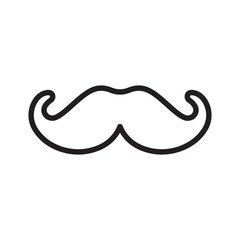 mustache icon design vector template
