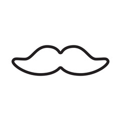 mustache icon design vector template