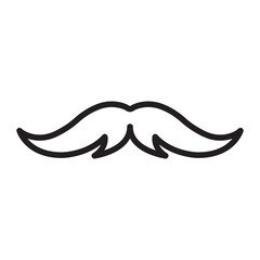 mustache icon design vector template
