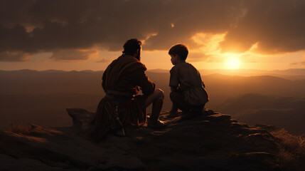 Family Insights: Imaginative Explorations
Relation Between Father Son Mother and Robot