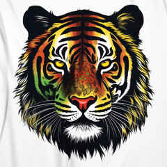 tiger head vector illustration