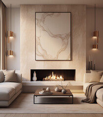 marble fireplace in living room for living room