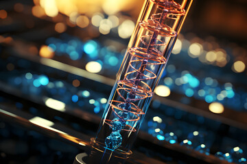 Visions of Genetics: A DNA Sample Up Close