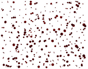 Obraz premium Realistic blood splatter for halloween.