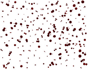 Obraz premium Realistic blood splatter for halloween.