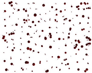 Fototapeta na wymiar Realistic blood splatter for halloween.