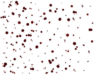 Fototapeta na wymiar Realistic blood splatter for halloween.