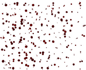 Realistic blood splatter for halloween.