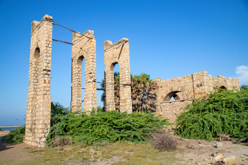 Old Dhanushkodi railway station is an abandoned railway station in Tamil Nadu.