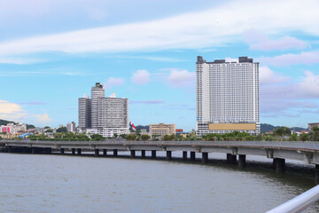 Cinta Costera en ciudad de Panama Lado Pacifico