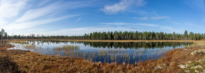 Fotobehang Smal lake in the forest © Johannes Jensås
