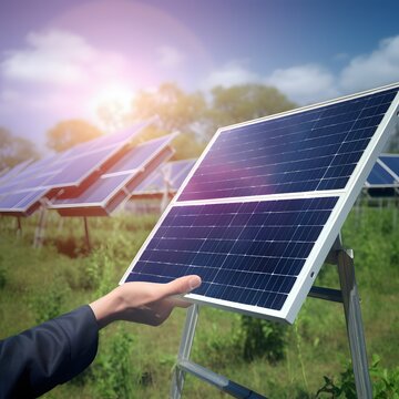 Revolutionizing Business Practices Through Eco-Friendly Business Strategies: A Stellar Concept Illustration Emphasizing Sustainable Energy Use and Green Technology Fundamentals Generative AI