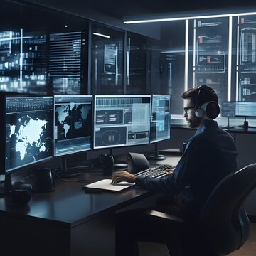 An Essential Visualization Expressing The Intricate Fusion of High-Tech Solutions, Cybersecurity Practices, Vigilant Data Protection, Information Safety and Its Implications for Generative AI