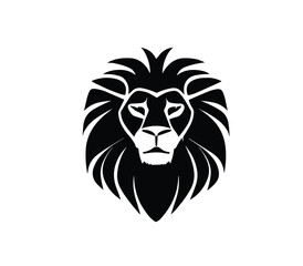 Lion head logo PNG design vector illustration