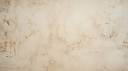 Retro plain cement cream wall texture background. AI generated image - obrazy, fototapety, plakaty