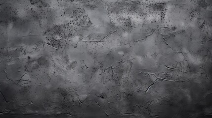 Black wall texture rough dark concrete background. AI generated image