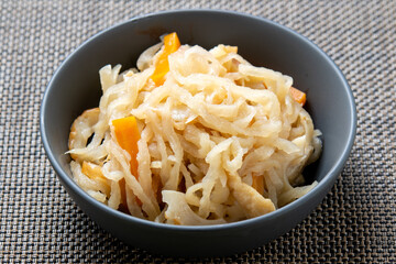 切り干し大根の煮物。

