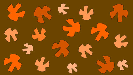 A 16 x 9 ratio image with Fall Autumn colors and implication. Dark background.