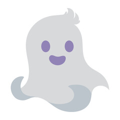 halloween ghost isolated