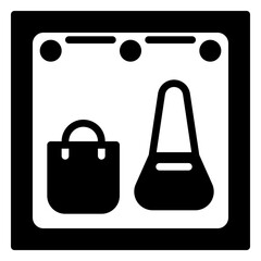 Window Display icon, glyph icon style