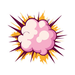 explosion effect radiating