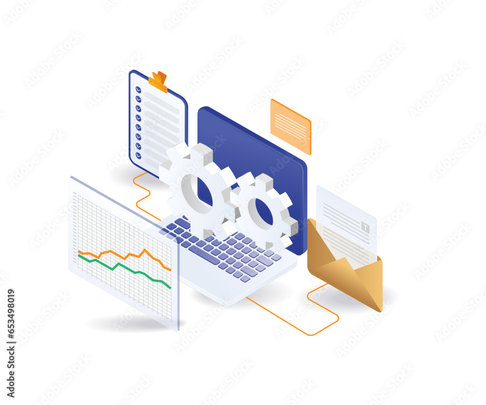 Poster management of computer server data analysis