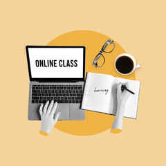 online class, learning online, student using laptop for classes, online teachers, online class with teacher, online courses, lessons on the internet, learning online, child taking class on computer