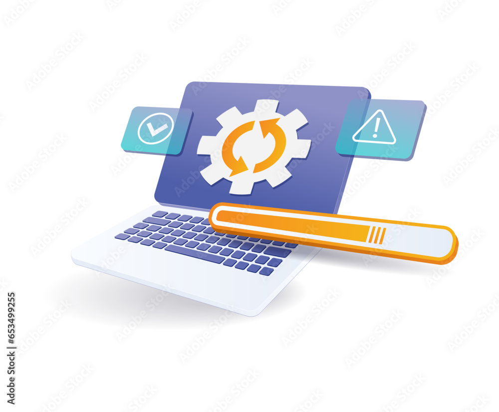Poster computer application web update maintenance process