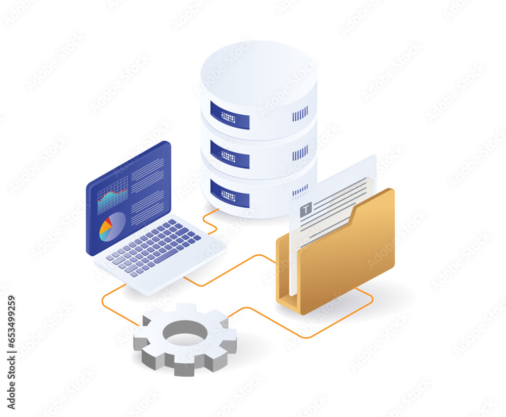 Poster data storage server analyst management network