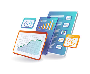 Business developer data analyst professional management