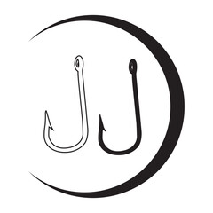 Fishing hook icon