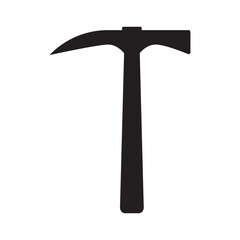 pickaxe icon design vector isolated