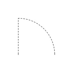 door plan icon design vector isolated