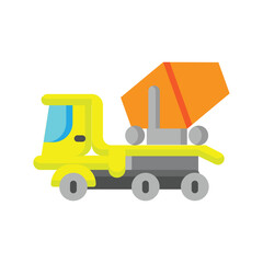 heavy equipment of construction tool vector illustration icon