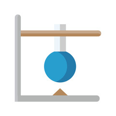test tube of healthcare and medicine flat icons