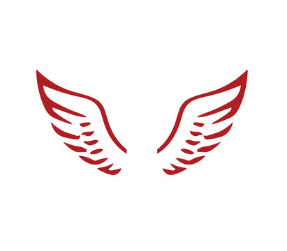 Wings hawk bird logo eagle fly slogan PNG cartoon vector design