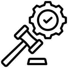 Legal Outline Icon
