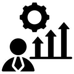Career Glyph Icon