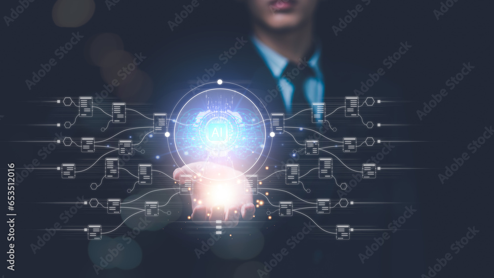 Poster connection, innovation development and artifacts too artificial intelligence ,ai , ideas and innovat