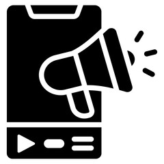 Marketing Glyph Icon