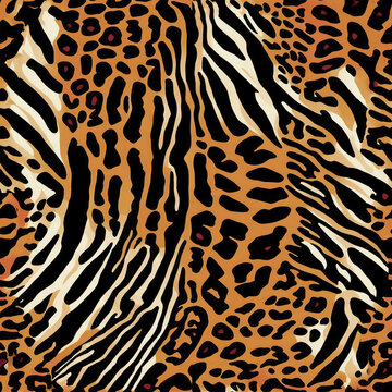 Leopard Skin Texture Pattern print,animal leather seamless design.