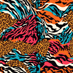 Leopard Skin Texture Pattern print,animal leather seamless design.
