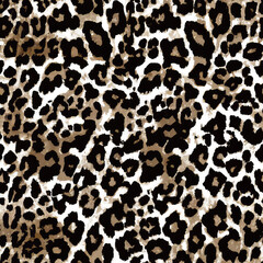 Leopard Skin Texture Pattern print,animal leather seamless design.
