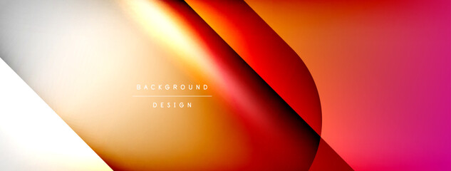 Vector abstract line background with glowing effects and shadows. Vector Illustration For Wallpaper, Banner, Background, Card, Book Illustration, landing page