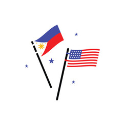 filipino american history month Element Design Vector