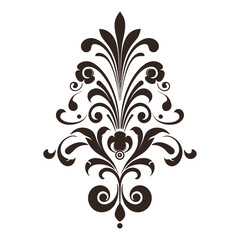 Vintage typographic design element vector, Calligraphic vector decorative Ornament element