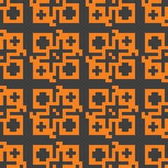 Obraz premium pixel seamless abstract pattern