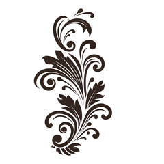 Vintage typographic design element vector, Calligraphic vector decorative Ornament element