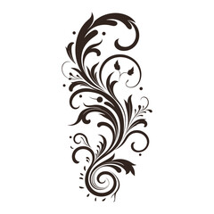 Vintage typographic design element vector, Calligraphic vector decorative Ornament element