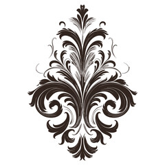 Vintage typographic design element vector, Calligraphic vector decorative Ornament element